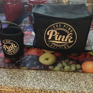 PINK Lunch Bag & Can Holder!!